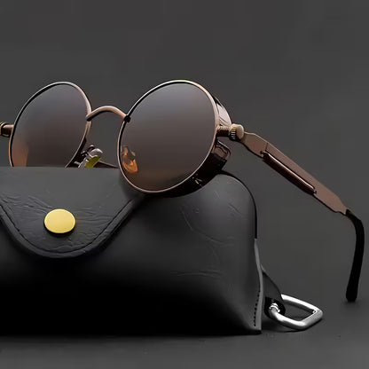 Round Metal Frame Sunglasses