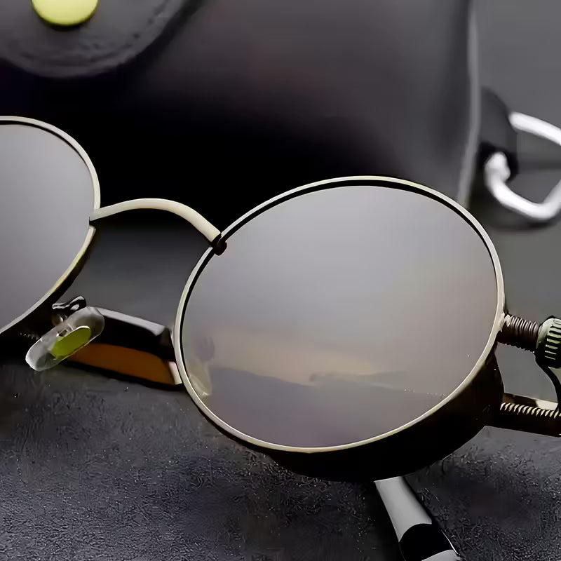 Round Metal Frame Sunglasses