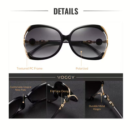 VOGGY Oversized Polarized Designer Sunglasses