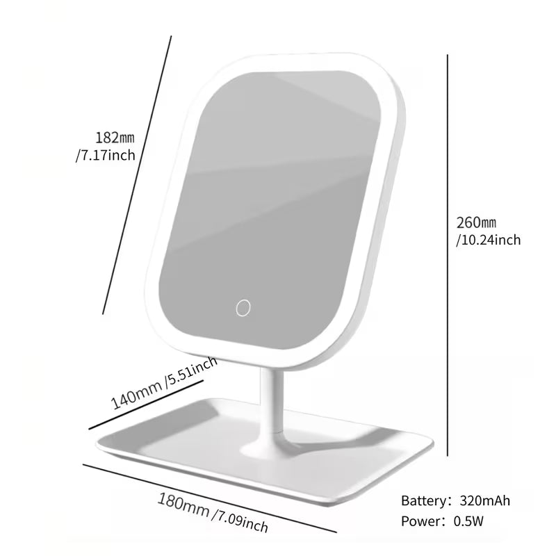 LumiLuxe LED Vanity Mirror